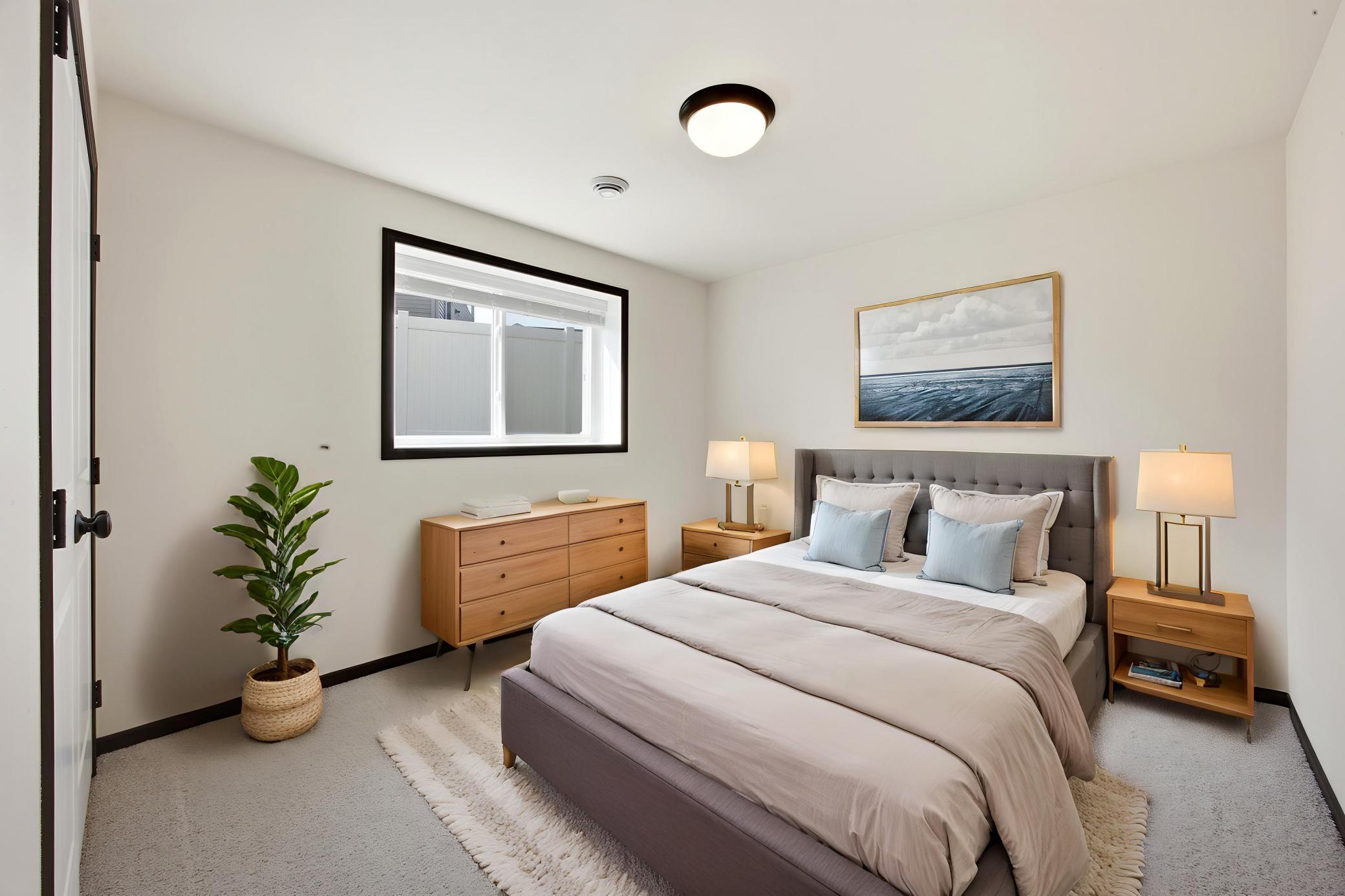 Virtually Staged Bedroom 3