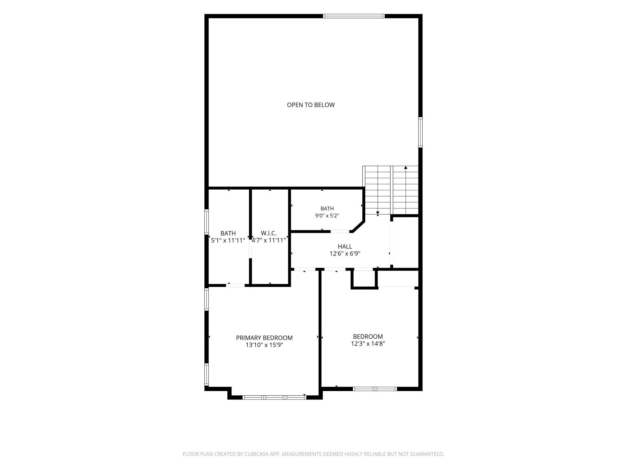 Upper Level Floor Plan