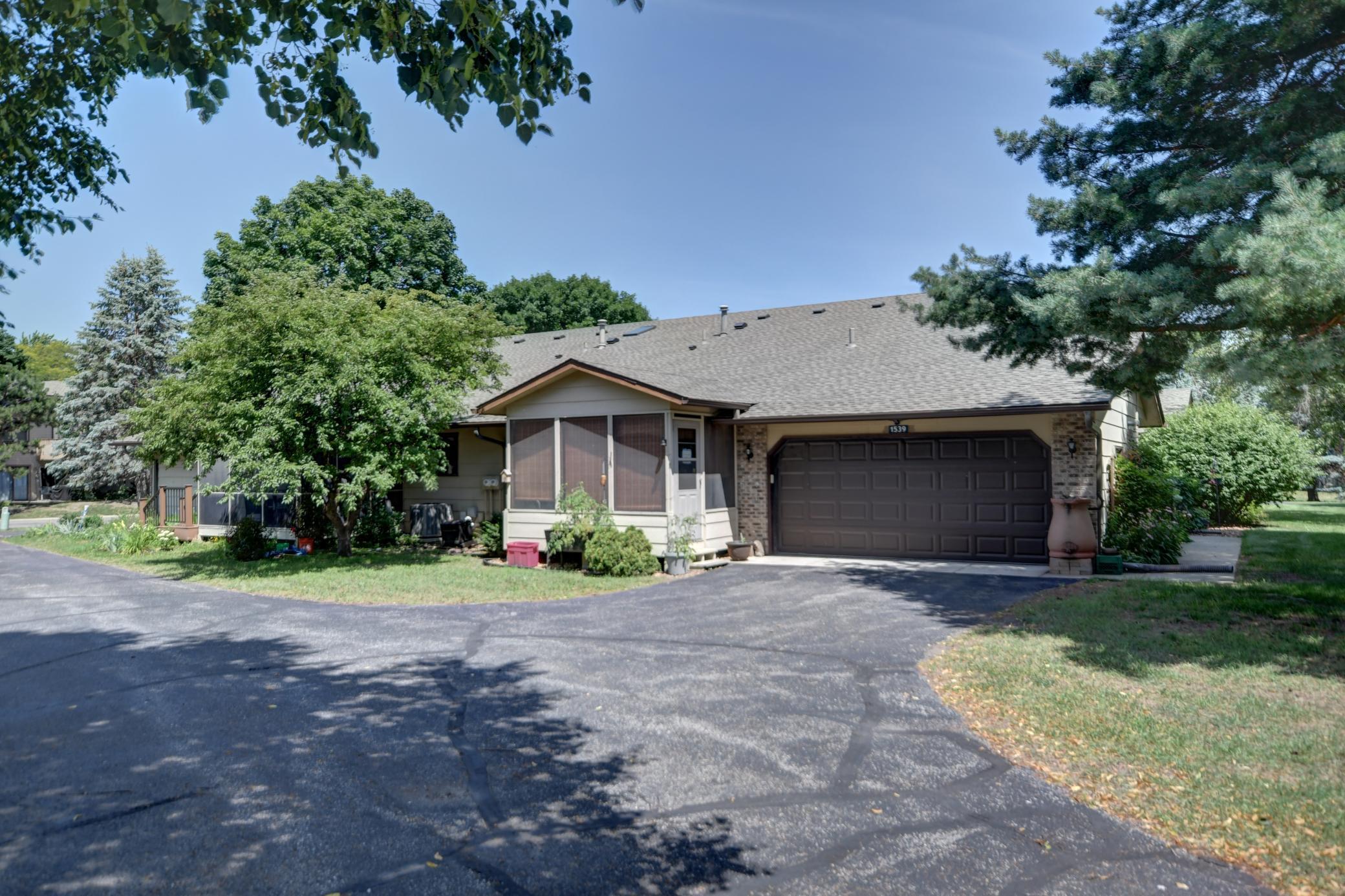 View of front porch | Double Car Garage