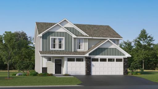 Photo for 7668 Lotus Lane, Lino Lakes, MN 55014 - listing #7112745 (Exterior rendering, actual home's finishes will vary.)