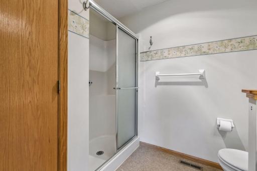 tiny little step for the walk -in shower