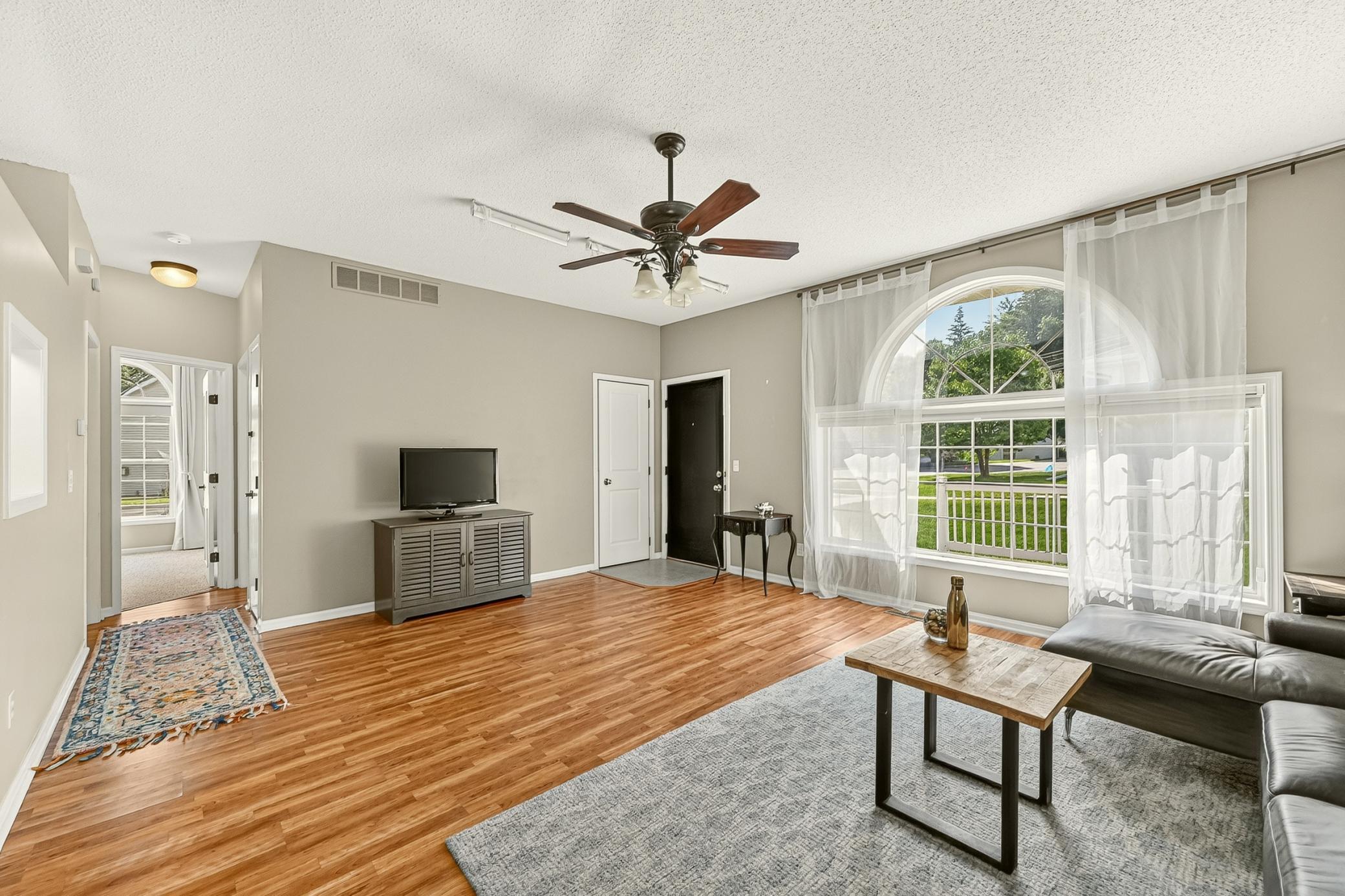 Front Entry and Spacious Living Room