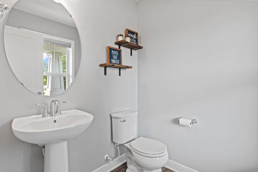 Main floor bathrooms