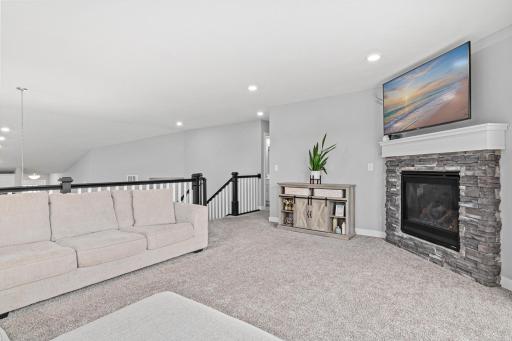 Upper level living room