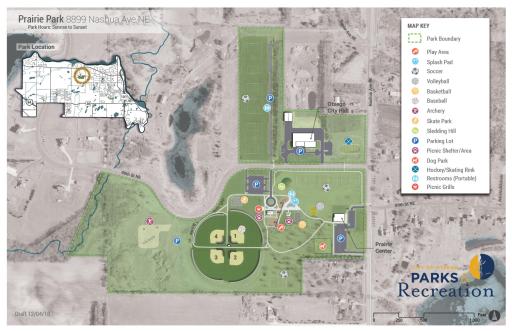 Otsego City Prairie Park has something for everyone - dog park, playground, sports courts, splash pad and archery range.
