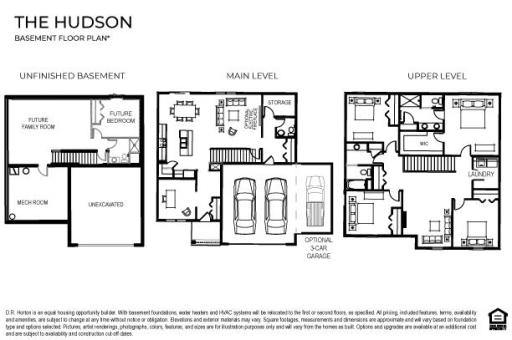 8134 Martin Ave NE features an electric fireplace, luxury vinyl plank flooring throughout the main level and a 5 ft side bump out on the garage.