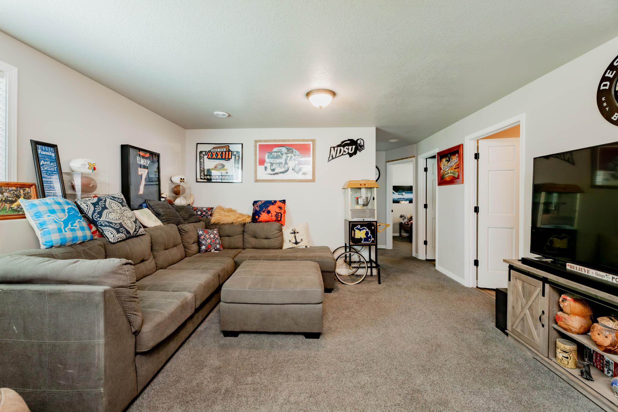 Lower level family room