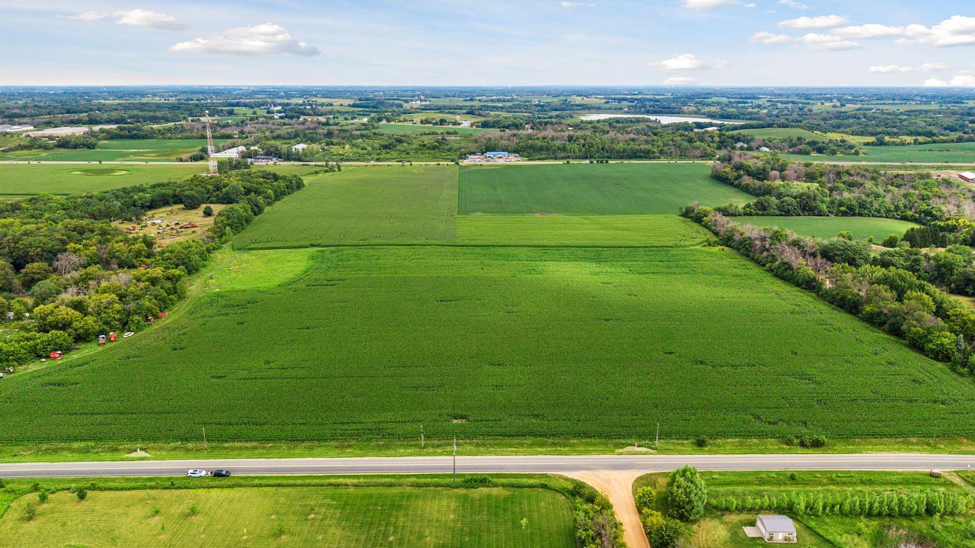 Land has total combined acreage of 29.69 acres comprised of two separate PIDS. Survey in supplements.