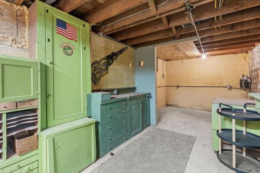 Additional lower level utility or storage room.
