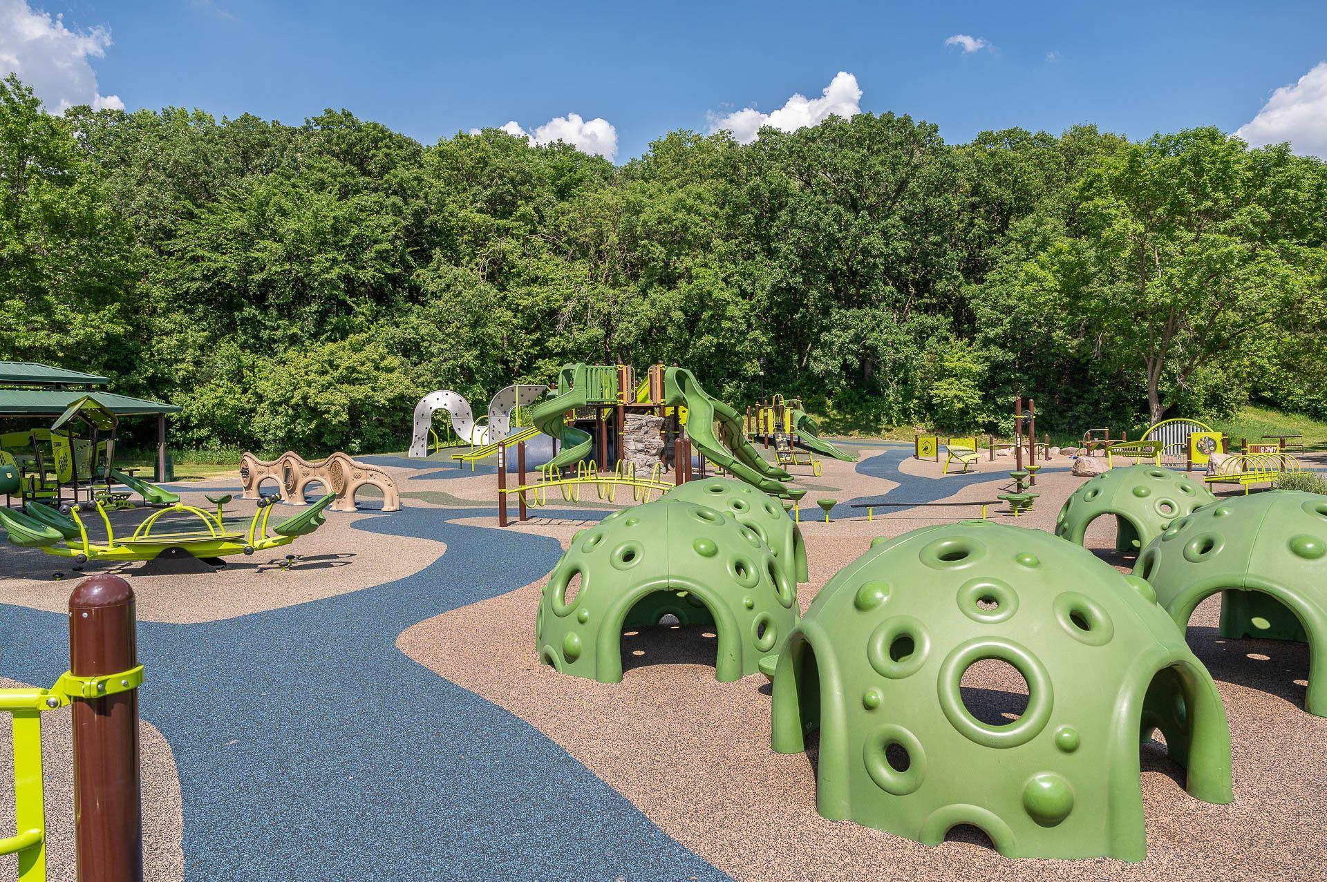 Kids can develop fine-motor skills while having fun at Woodridge Park!