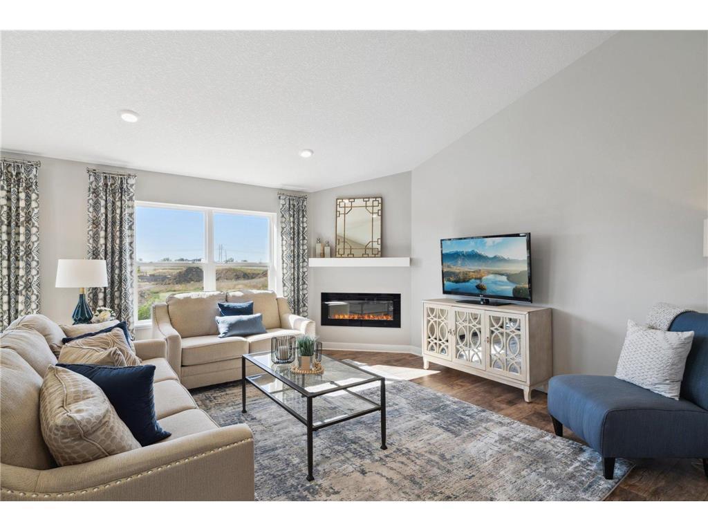 Vaulted ceiling gives the home a spacious, yet cozy feel