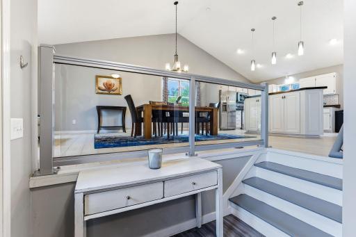 This modified 2 story offers the space and flexible spaces for entertaining and family fun.