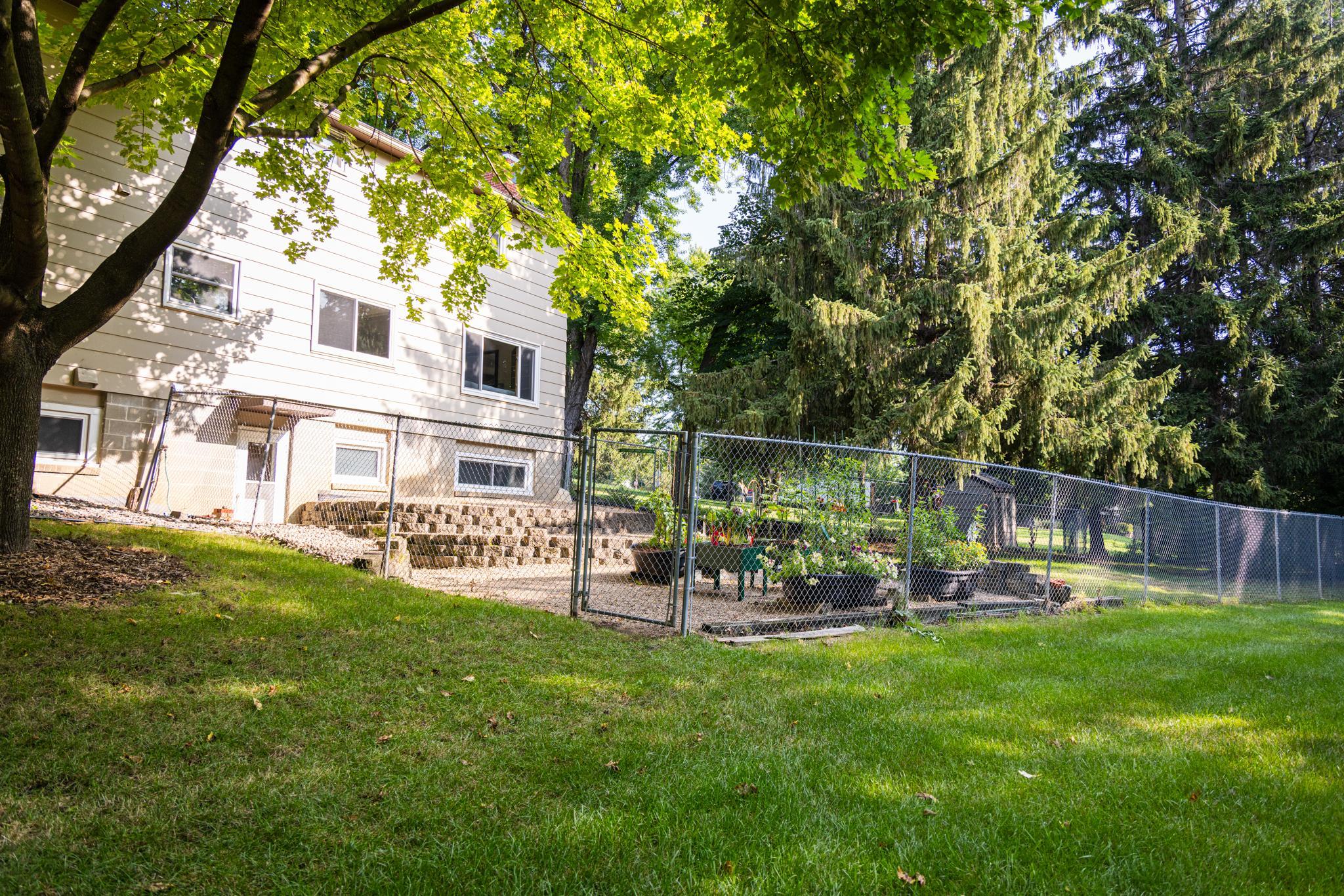 partially fenced