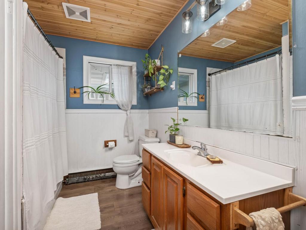 The main floor full bathroom is beautiful updates....