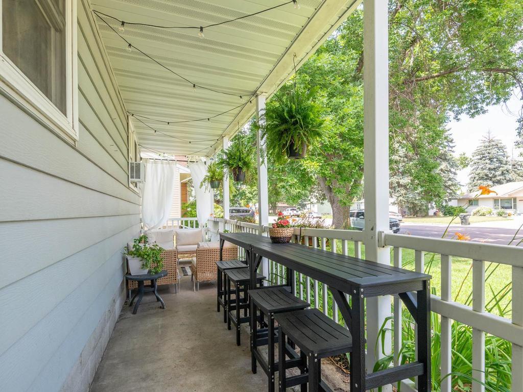 Start your day with quiet mornings on the front porch.