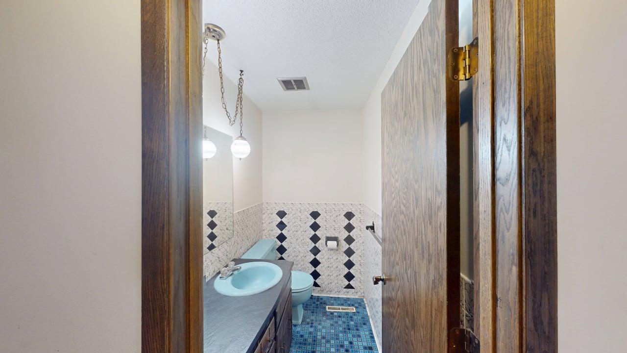 Half bath on the main level