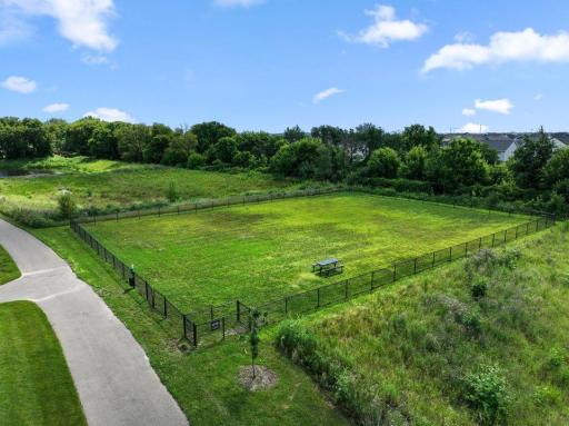 Your furry friends can play in the dog park in Ardan Place!