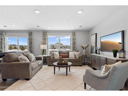 Spacious living room of this open concept main floor!