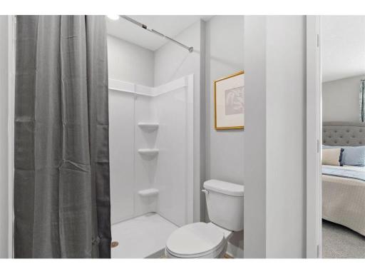 Steps away from the bedroom, the private ensuite with large walk-in shower.