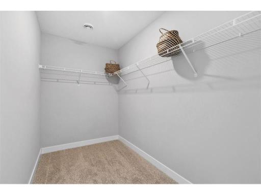 Huge walk-in closet in the primary bedroom.