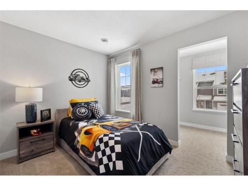 Each of the home's spacious secondary bedrooms feature well thought out window locations.