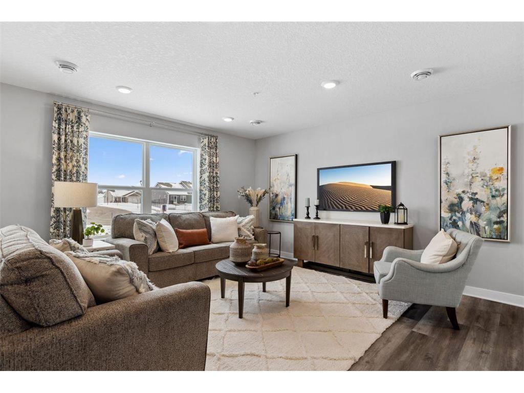 Perfectly sized and spacious living area.