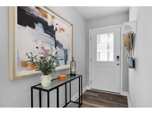 Greet your guests from the spacious foyer.