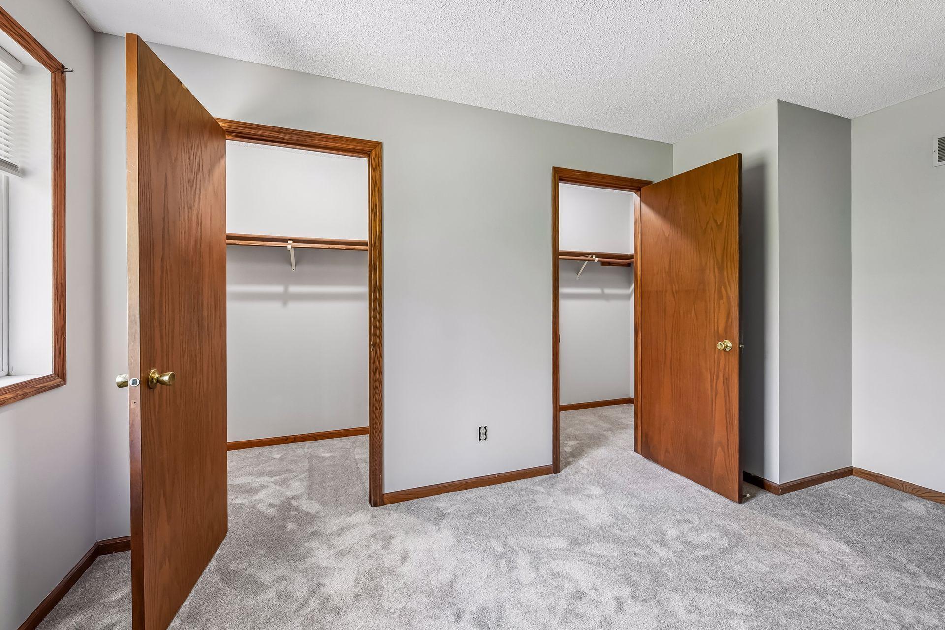 Double Walk-In Closets