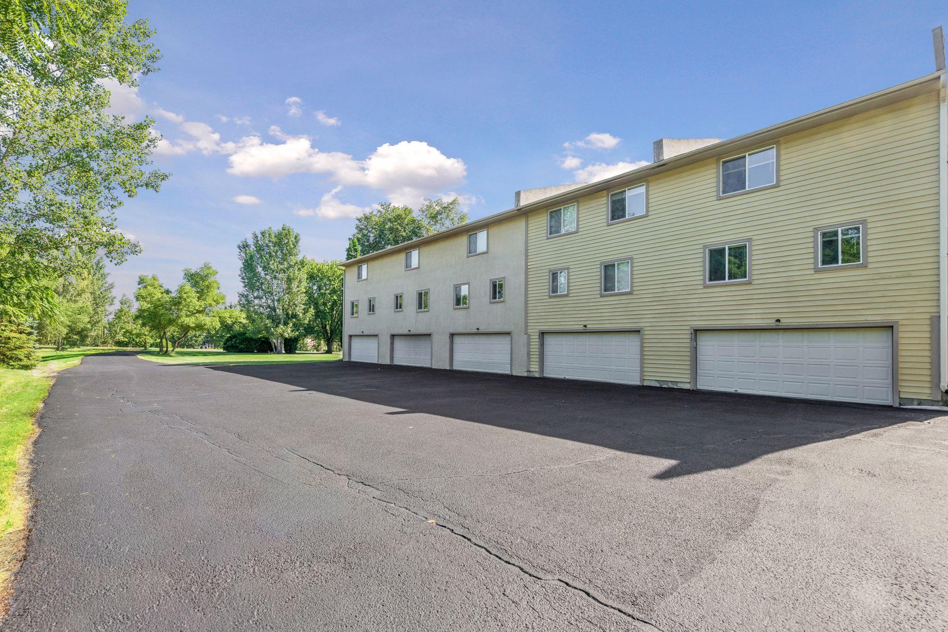 Large Parking Lot for Guests