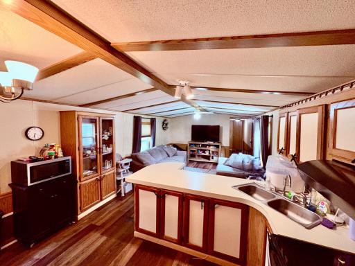 Kitchen to living room