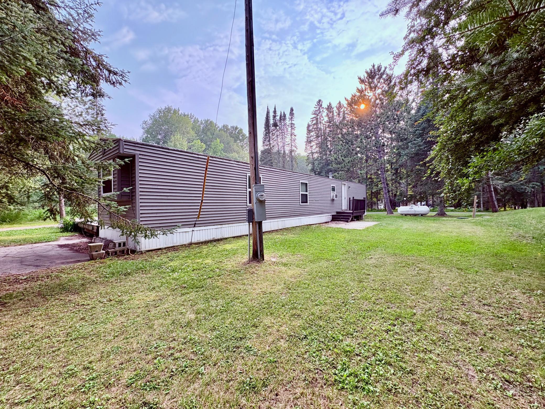 road side of the home