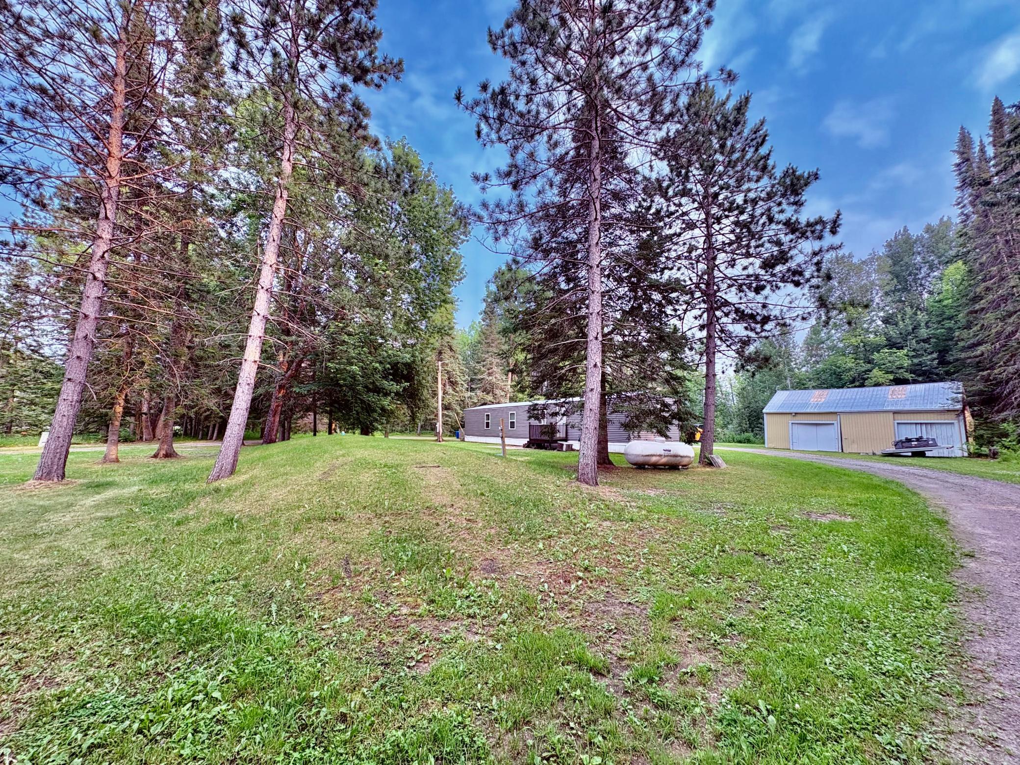 Pretty setting tucked in the woods