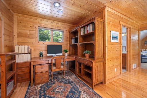 Office in the Loft. Photo has been enhanced