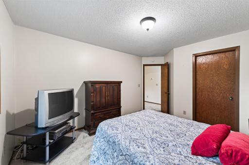 Walk-in closet in the bedroom