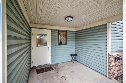 Covered front entry