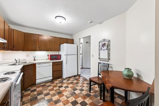 Large kitchen with more eating space