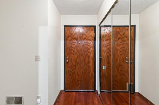 Giant coat closet at the front door