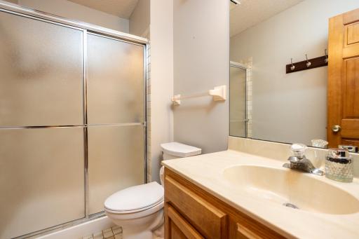 Lower level 3/4 bathroom