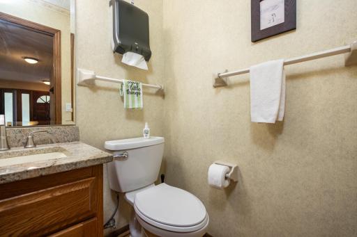 Main floor powder room