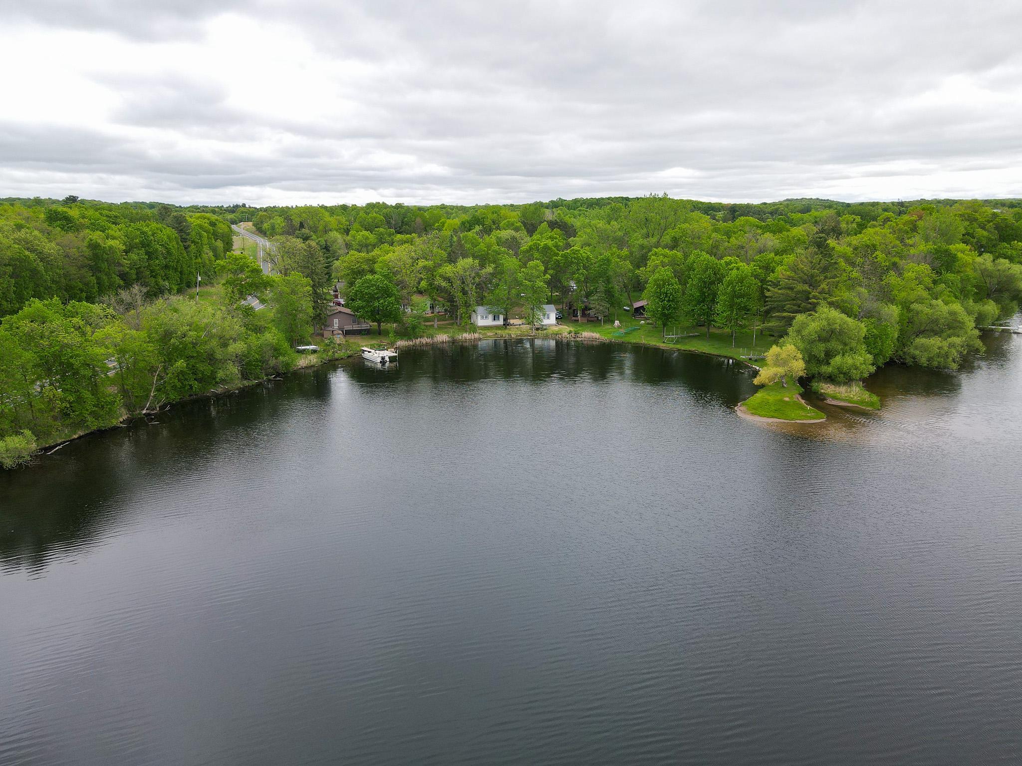 aerial view of the bay