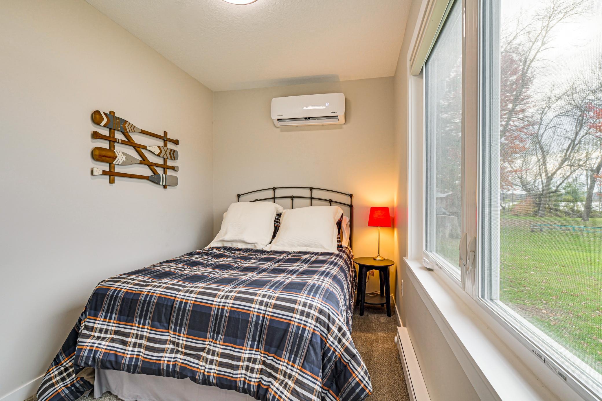 Mini-split keeps the bunkhouse cool in summer and warm in the winter