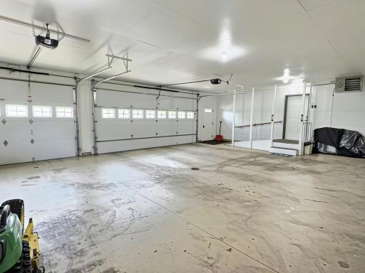 Garage door openers for both doors.
