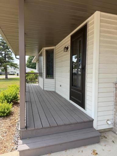 Great front porch to sit and enjoy your morning coffee.