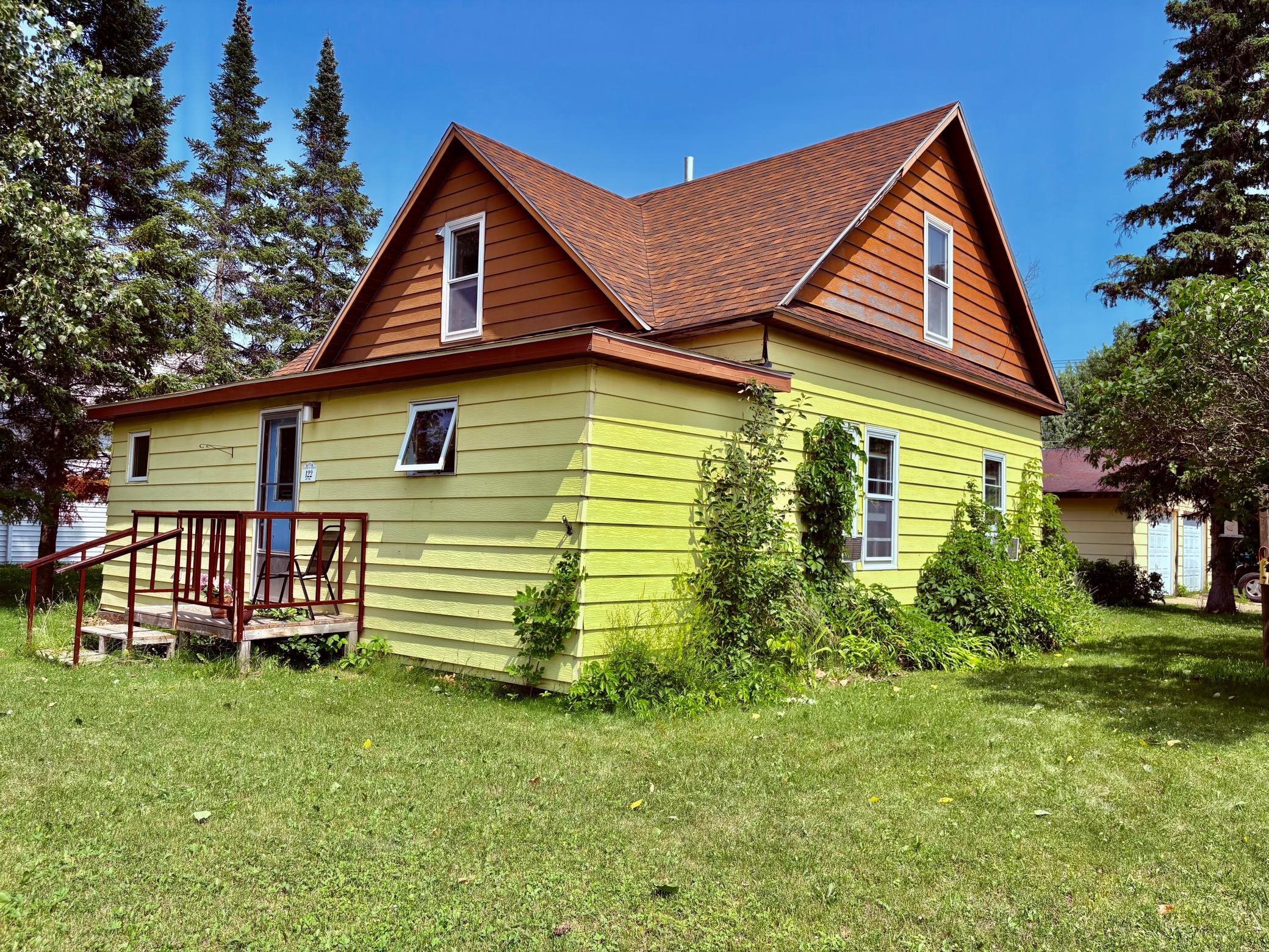 Steel siding and updated windows