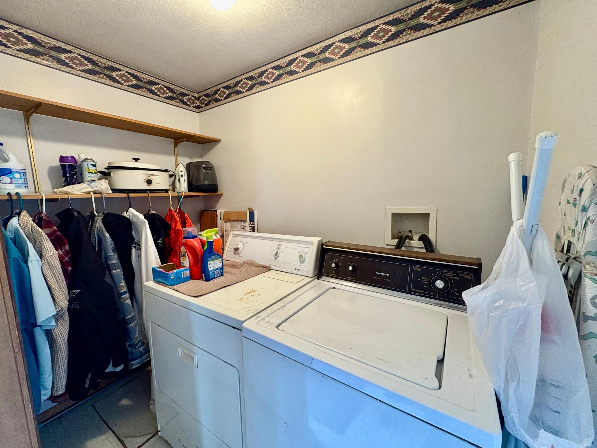 Main floor laundry room