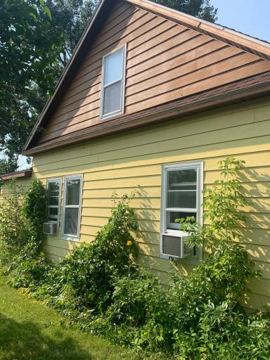 Fresh paint on upper level