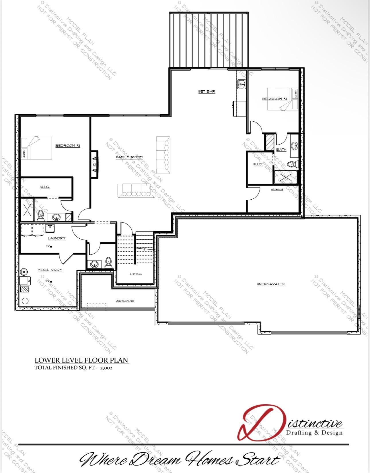 Lower Level Floor Plan