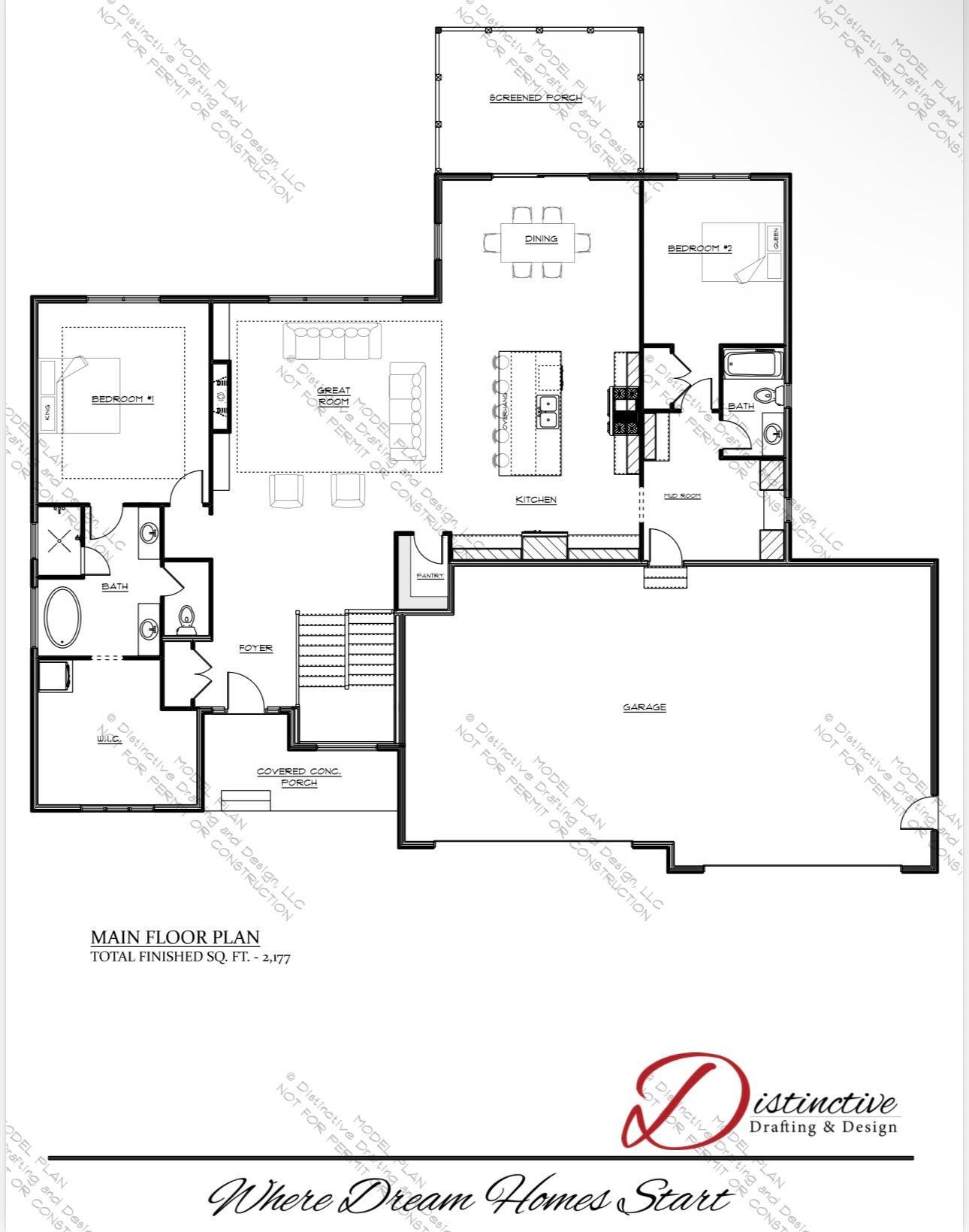 Main Level Floor Plan