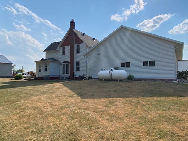 East side of house