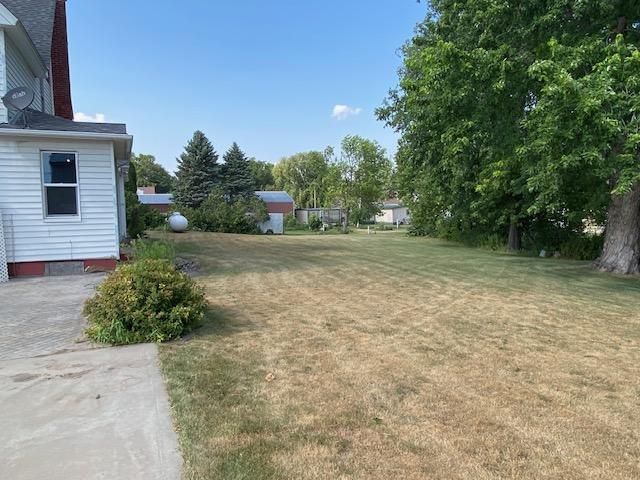 back yard to east